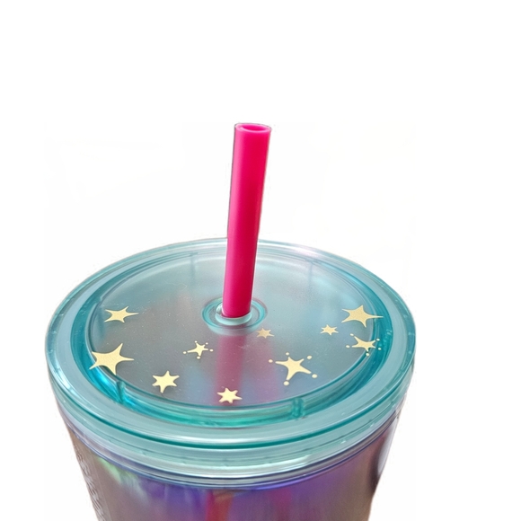 Starbucks 2024 Holiday Iridescent Holo Siren Mermaid Star Lid 24 Oz Tumbler - Picture 5 of 6